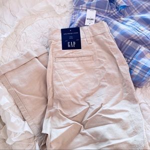 Gap Embroidered Girlfriend Chinos
